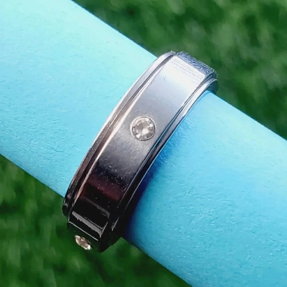Stainless Steel Fashion Spinner Ring for Men/Women, AAAQL1012 - Picture 1 of 10